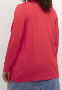 Kaffe Curve Cardigan - bordeaux