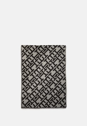 MONOGRAM HEAVY SCARF - Sál - black/universal grey
