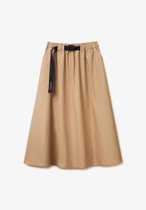 United Colors of Benetton, MIDI SKIRT WITH HOOK WAIST.. - Jupe trapèze - beige