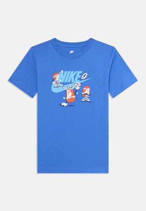 TEE BOXY BREAK DANCE UNISEX - T-shirt imprimé - comet blue