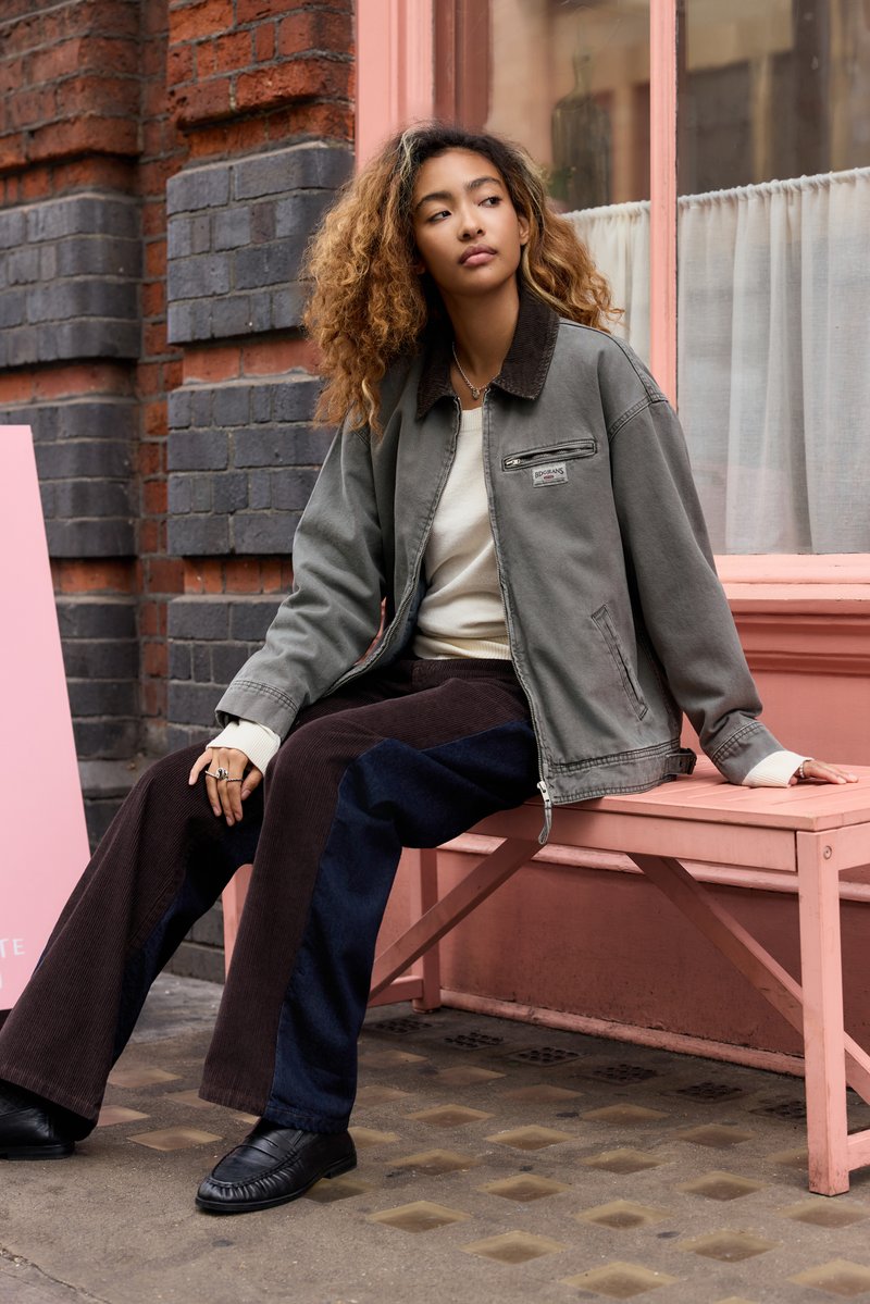 BDG Urban Outfitters Spijkerjas grijs denim/greydenim