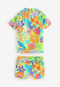Next SET REGULAR FIT - Fürdőruha - lime green tropical