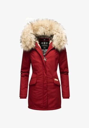 Navahoo CRISTAL - Wintermantel - dark red
