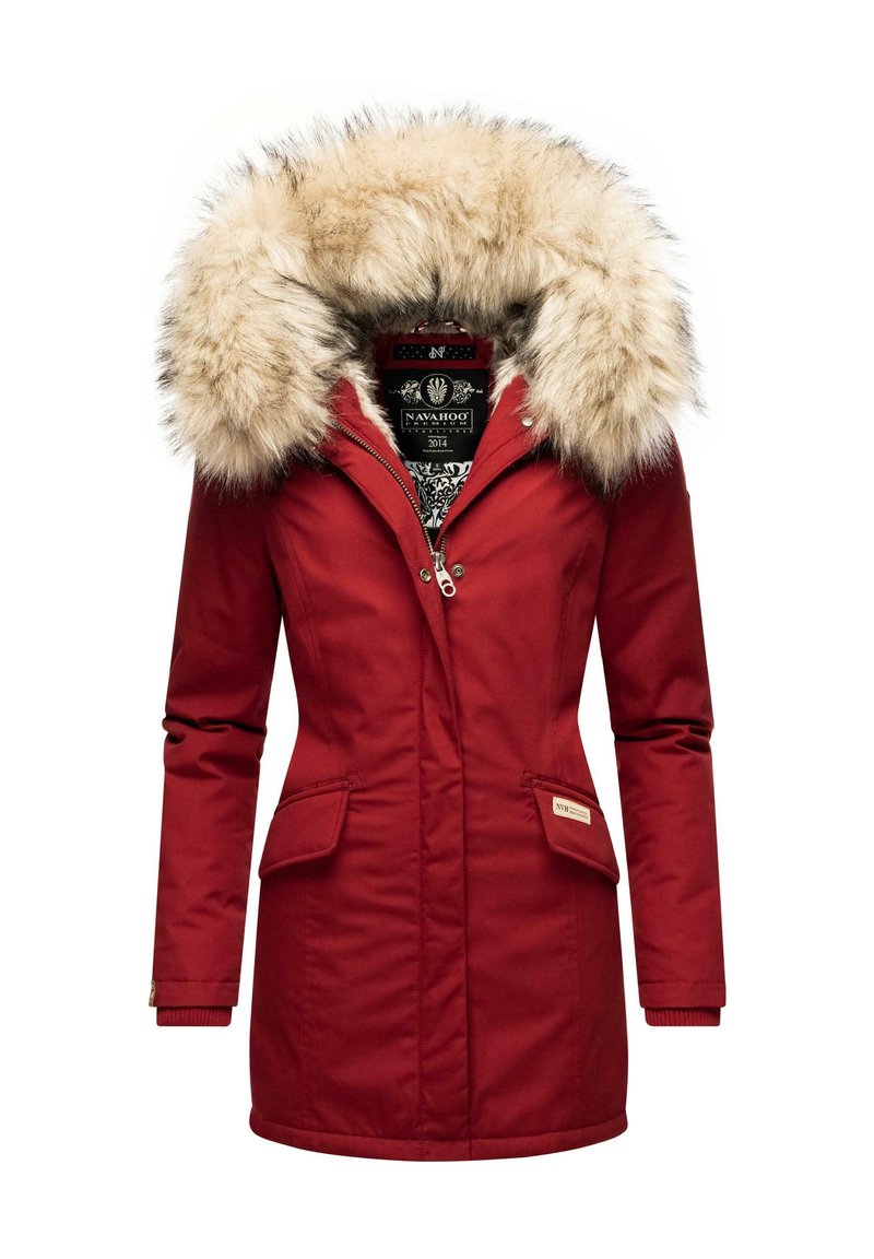 Navahoo CRISTAL - Wintermantel - dark red