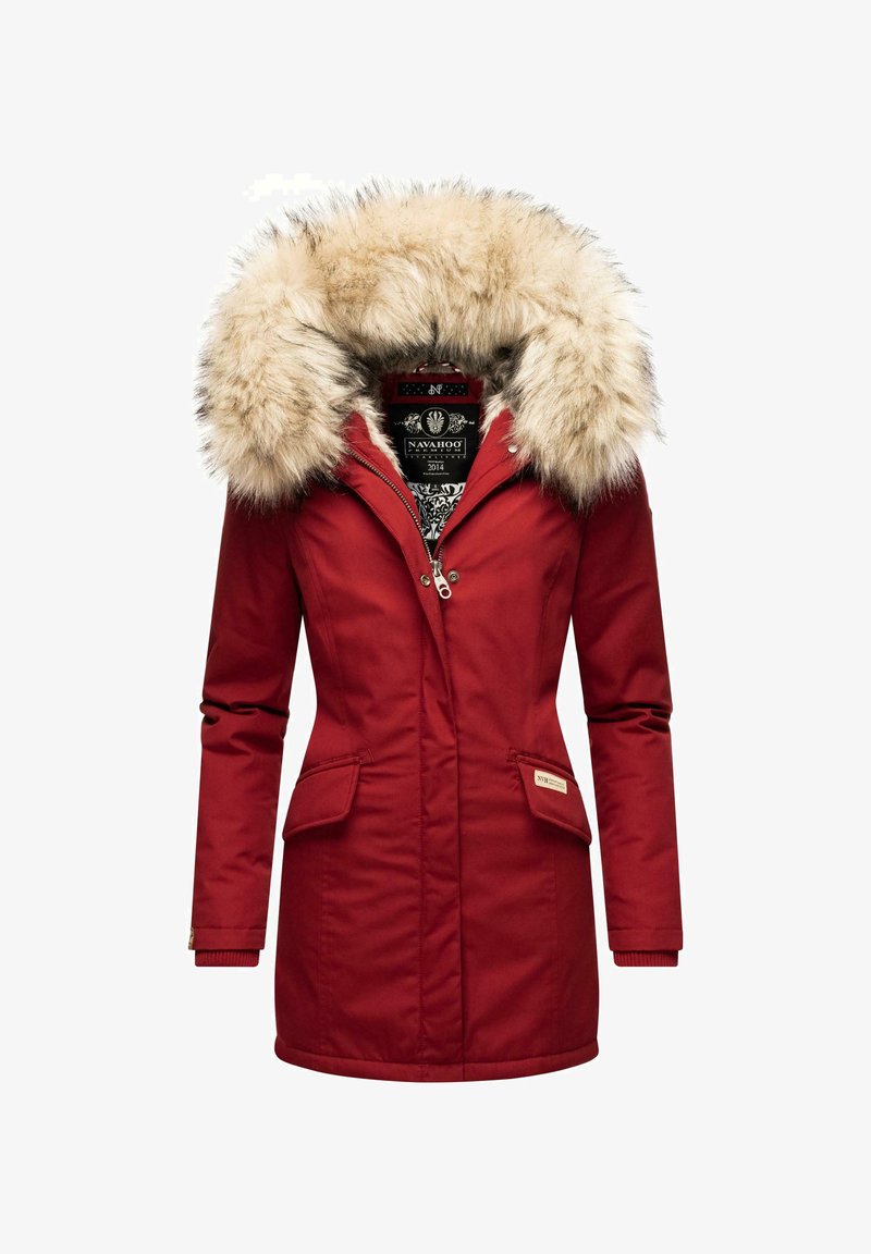 Navahoo CRISTAL - Talvemantel - dark red