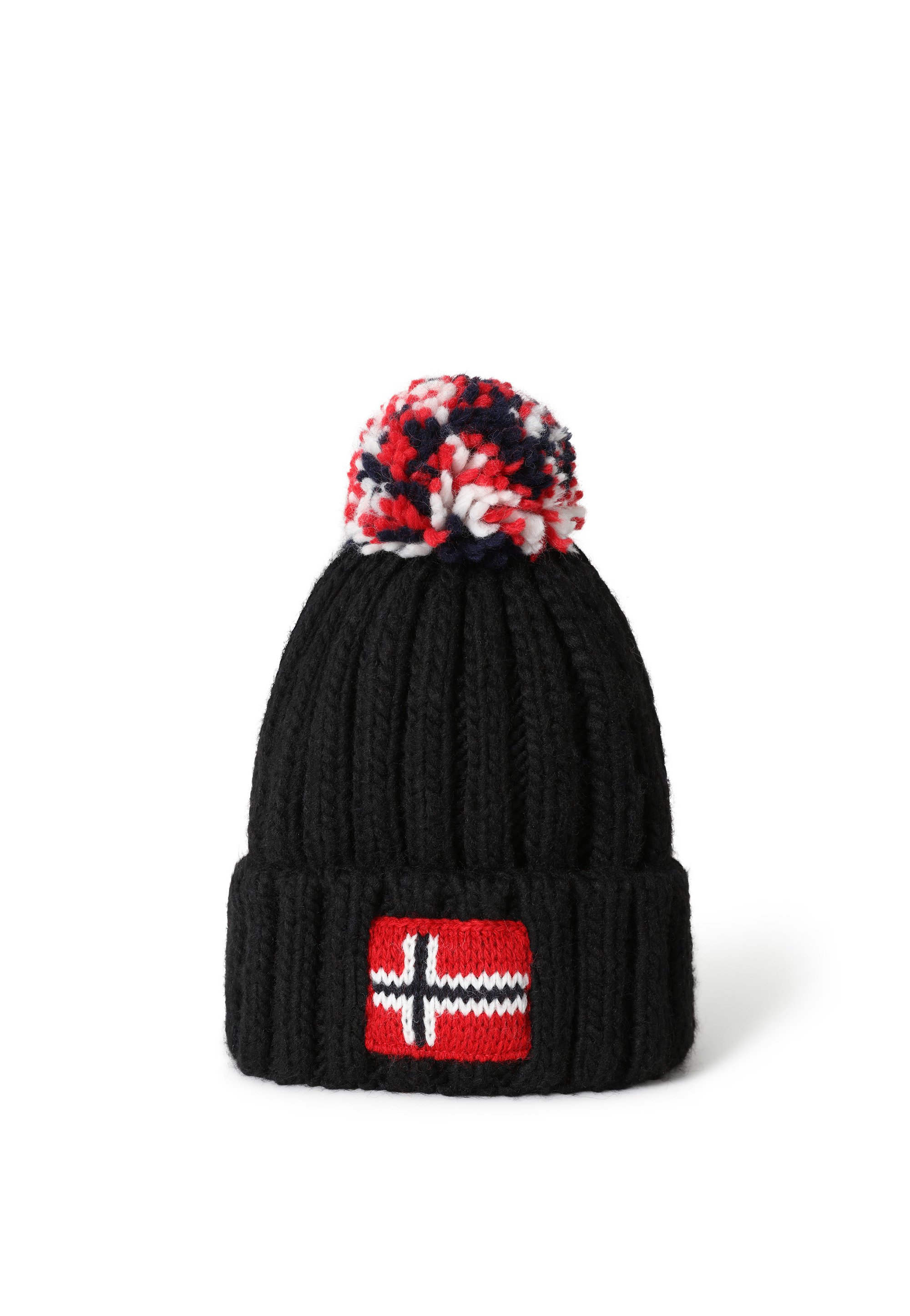 napapijri semiury bobble hat black