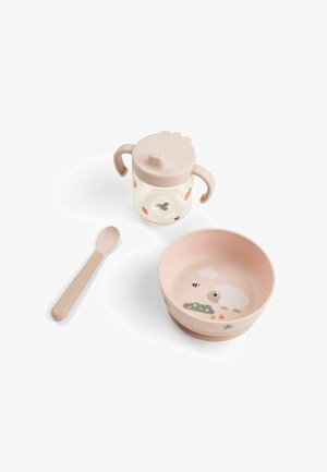 Done By Deer, FOODIE WEANING SET TINY FARM POWDER - Kids' tableware set - powder