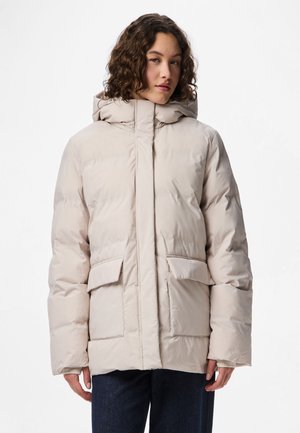 Pieces PCNORMA PUFFER - Winter coat - silver gray