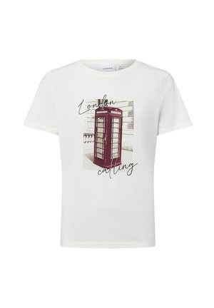 T-shirt con stampa - ecru