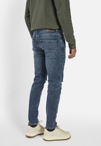 Redefined Rebel STOCKHOLM DESTROY - Slim fit jeans - blue denim