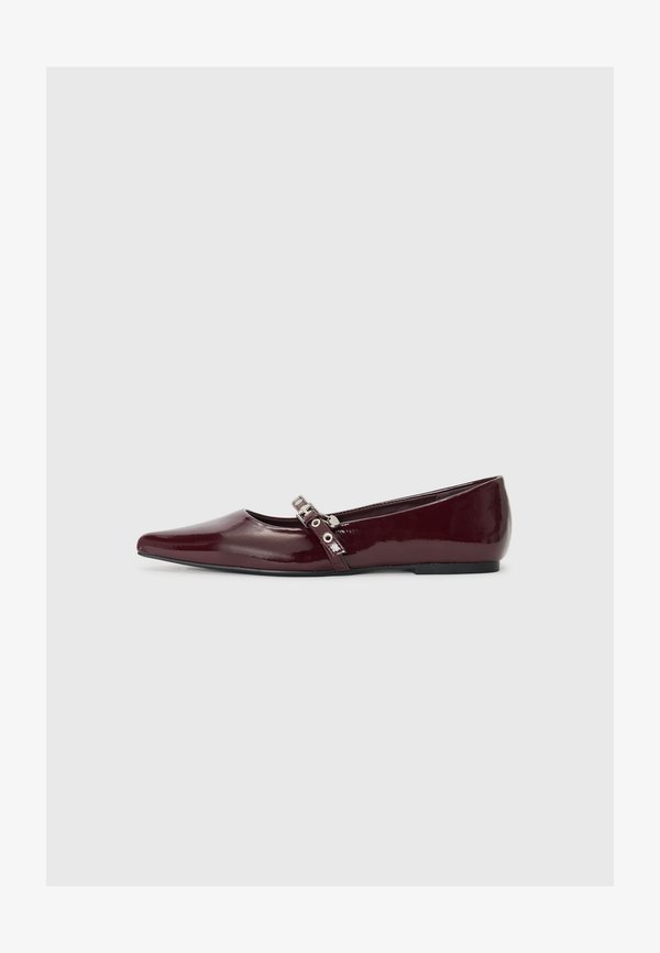 Ballet pumps - dark cherry