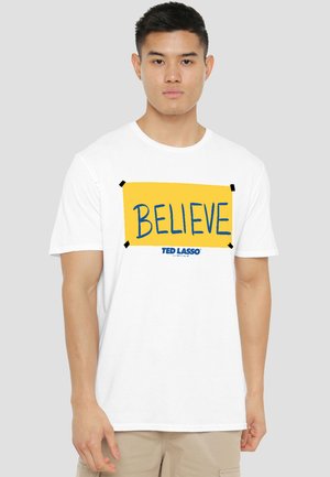 Warner Brothers, TED LASSO/TED LASSO BELIEVE SIGN - Print T-shirt - white