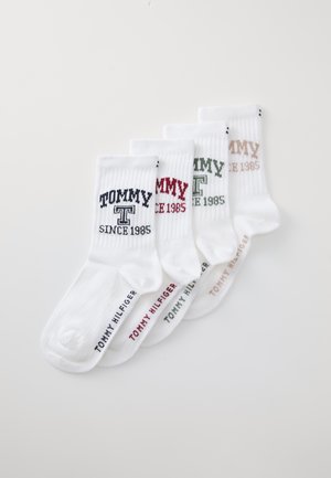 KIDS SOCK VARSITY UNISEX 4 PACK - Socken - white/army green