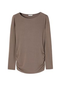 ZULA - Pikkade varrukatega topp - beige