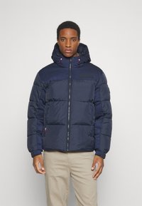 Tommy Hilfiger - NEW YORK HOODED JACKET - Cappotto corto - desert sky Immagine in miniatura 1