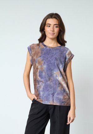 LOW - Top - tie dye brown