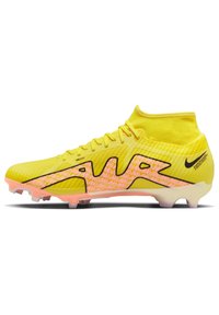 Nike Performance ZOOM MERCURIAL SUPERFLY 9 ACADEMY MG - Botas de futebol com pitões - yellow strike sunset glow-coconut milk