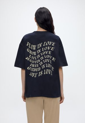 BOSS EBOYS - T-Shirt print - dark blue