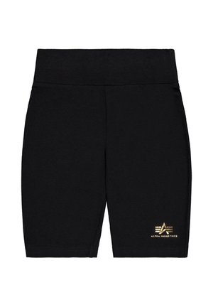 Alpha Industries, ALPHA INDUSTRIES WOMEN - SHORTS BASIC BIKE SHORTS SL FP WMN - Shorts - black/yellow gold