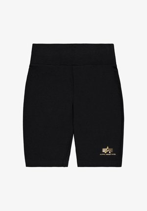 Alpha Industries, ALPHA INDUSTRIES WOMEN - SHORTS BASIC BIKE SHORTS SL FP WMN - Shorts - black/yellow gold