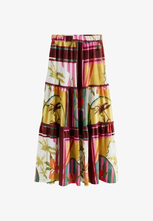 Next, Maxisukňa - red/yellow floral print