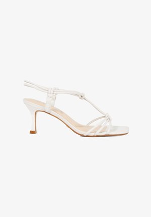 Dune London, MATTI LEATHER - Riemensandalette - white
