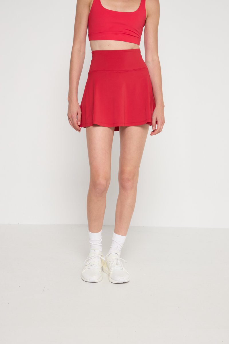 Girlfriend Collective Minirok rood Girlfriend Collective Minirok rood