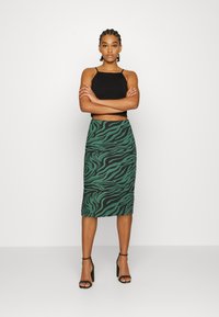 Even&Odd 2 PACK - Saia lápis - black/teal