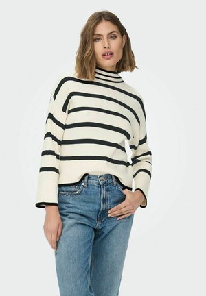 HIGH NECK - Pulover - whitecap gray