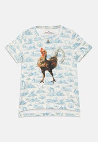 ROOSTER PERU UNISEX - T-shirt med print - toile de jouy blue