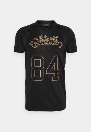 SHORT SLEEVE RETRO SPORT TECH TEE - T-shirt con stampa - black