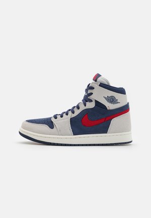 Jordan AIR JORDAN 1 ZM CMFT 2 - Sneakers alte - midnight navy/active pink/neutral grey/summit white