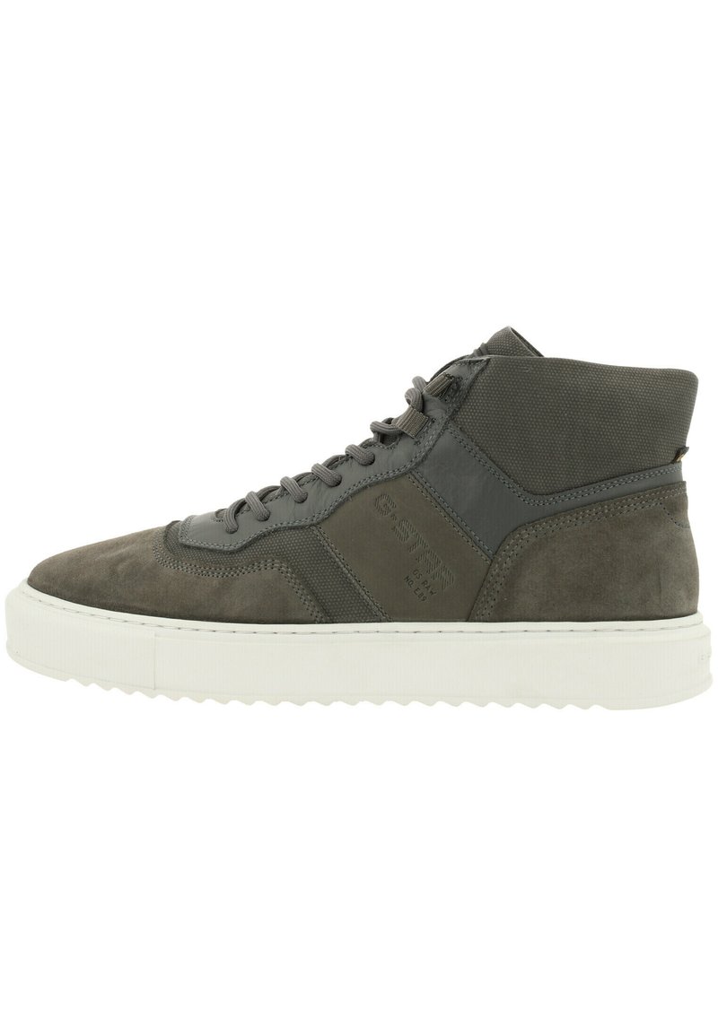 G-STAR ROCUP II MID LEA - High-top trainers - grey - Zalando.co.uk
