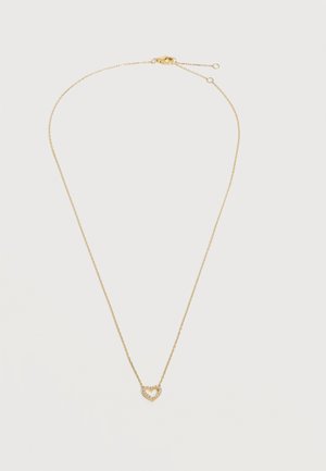 Djula MAGIC TOUCH HEART NECKLACE - Κολιέ - yellow gold-coloured