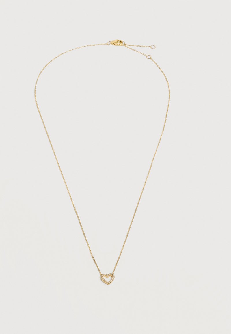 Djula MAGIC TOUCH HEART NECKLACE - Κολιέ - yellow gold-coloured