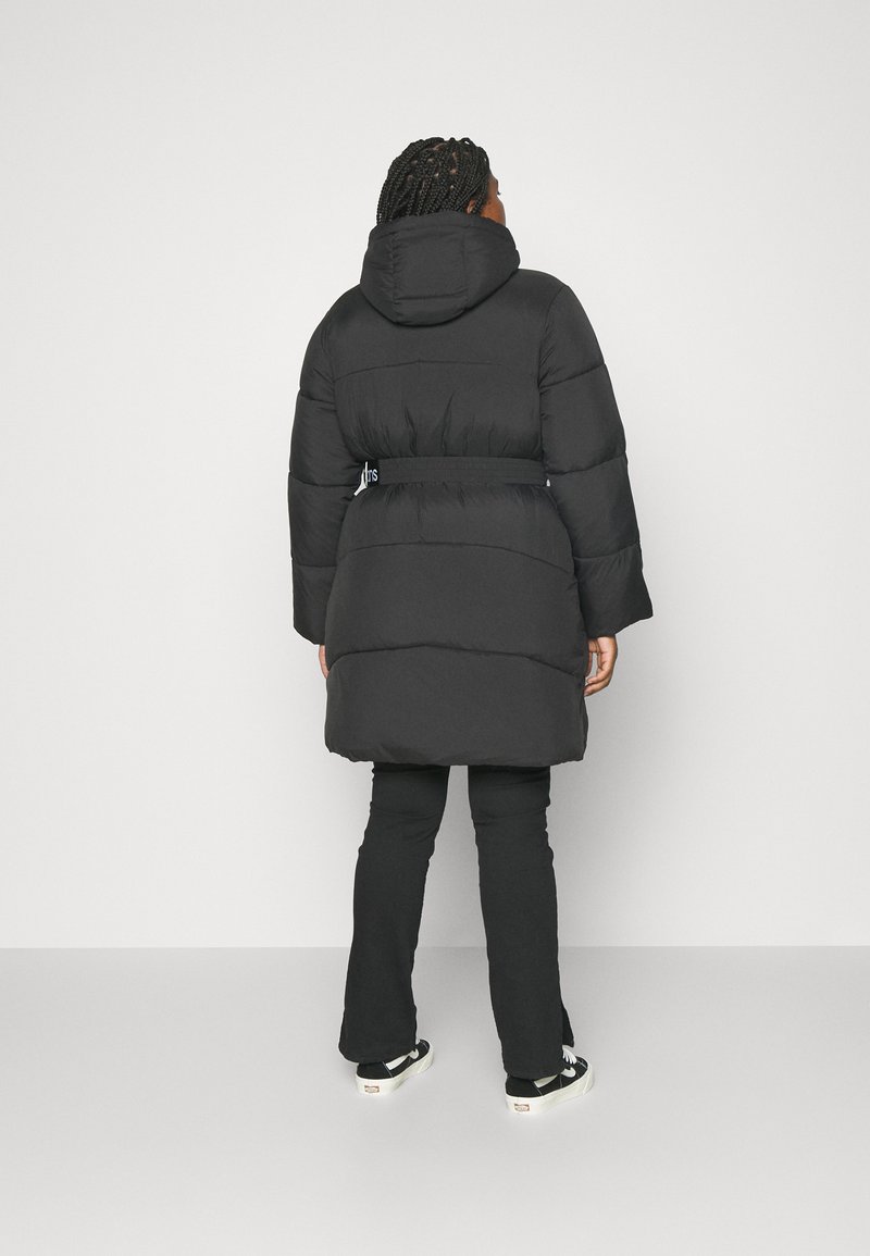 Calvin Klein Jeans Plus - LOGO BELT LONG PUFFER - Talvemantel - black, Suurenda