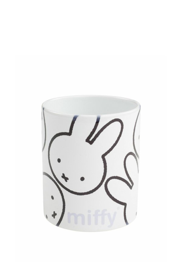 HASE ALLOVER KAFFEE 320 ML - Kindertasse - weiß