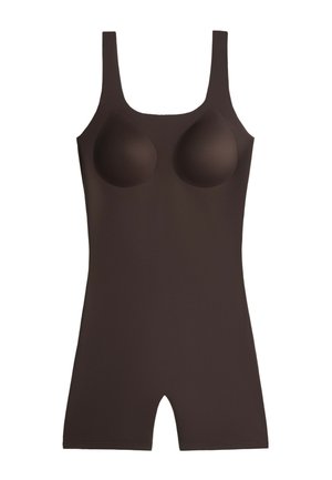 OYSHO, PERFECT-ADAPT LONG STRAP JUMPSUIT - Costum gimnastică - brown