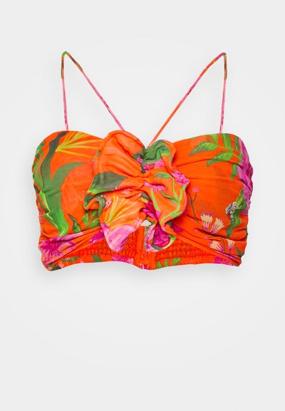 Farm Rio ROMANTIC GARDEN - Top -  orange
