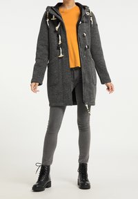 Schmuddelwedda Kort kappa / rock - mottled dark grey