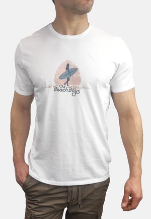 Ecoalf BEACH BOYS - Camiseta estampada - blanco