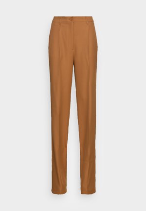 Noisy May Tall NMDREWIE HIGH WAISTE STRAIGHT PANTS - Παντελόνι - chipmunk