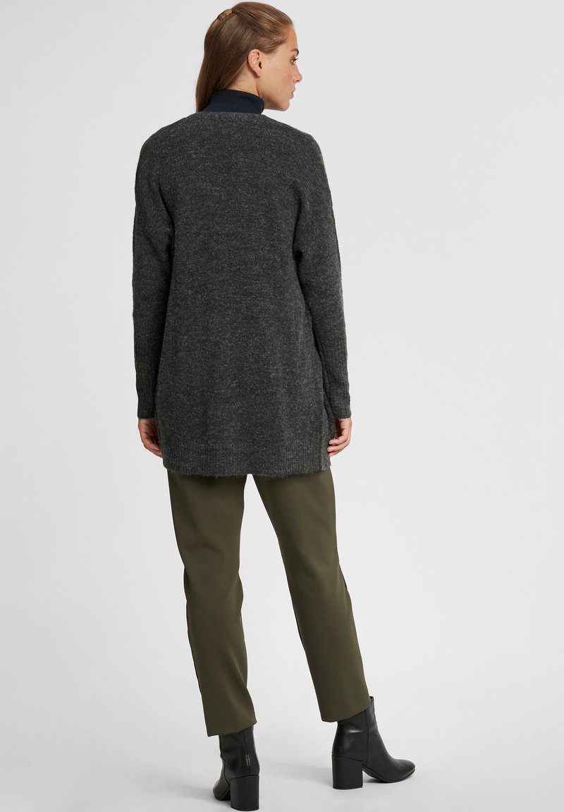 Damen Strickjacken | Oxmo OXGISELE Strickjacke dark grey melange/dunkelgrau - RW41841 Damen Strickjacken | Oxmo OXGISELE Strickjacke dark grey melange/dunkelgrau - RW41841