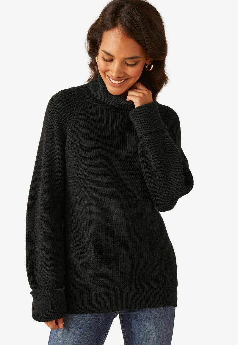 Friends Like These ROLL NECK - REGULAR FIT - Džemperis - black