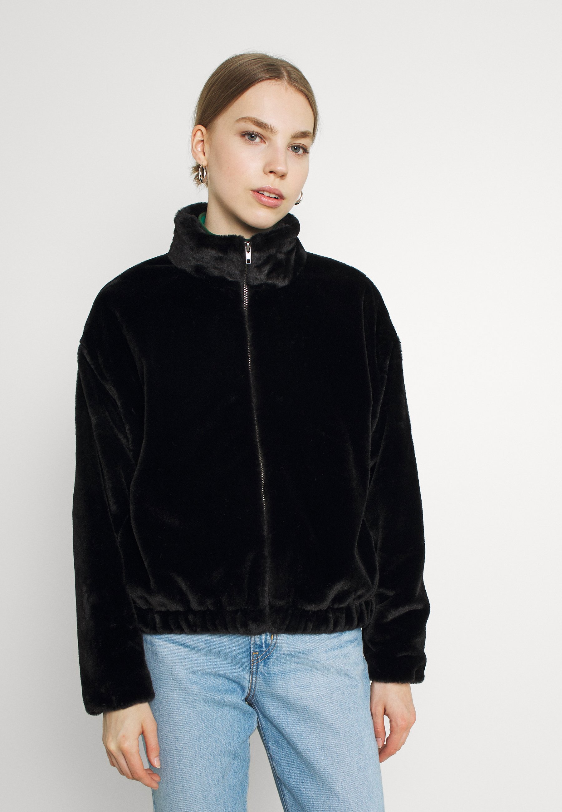 cropped cotton jacket