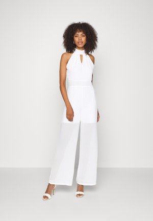 FIONA CUT OUT NECK - Overall / Jumpsuit /Buksedragter - white