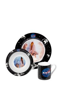 NASA NASA FRÜHSTÜCKSSET-ROCKET - Servizio da tavola per bambini - schwarz balu