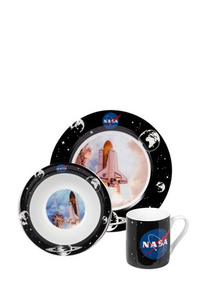 NASA FRÜHSTÜCKSSET-ROCKET - Kids' tableware set - schwarz balu