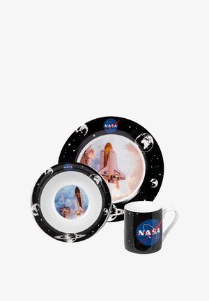 NASA NASA FRÜHSTÜCKSSET-ROCKET - Servizio da tavola per bambini - schwarz balu