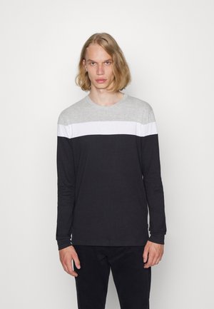 Top s dlouhým rukávem - grey/white/black